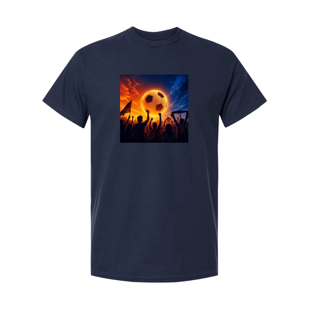 5000 Gildan Heavy Cotton T-shirt - Navy Front