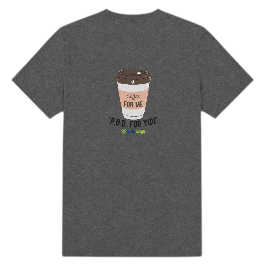 BasePrint 180g Women's Basic Colored Cotton T-Shirt SGBFCPE0101 - vdm_DG100_GR02 Back