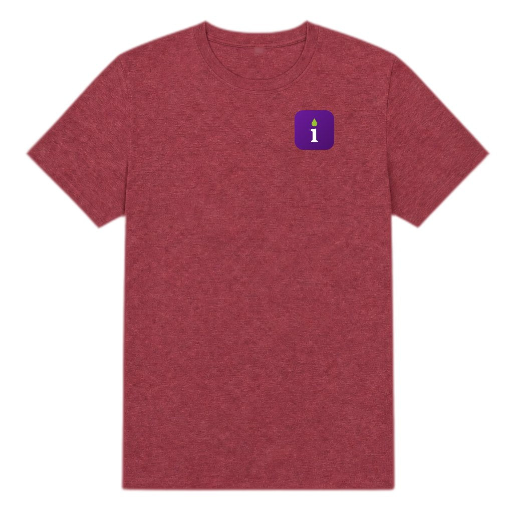 BasePrint 180g Women's Basic Colored Cotton T-Shirt SGBFCPE0101 - vdm_DG100_RED Front
