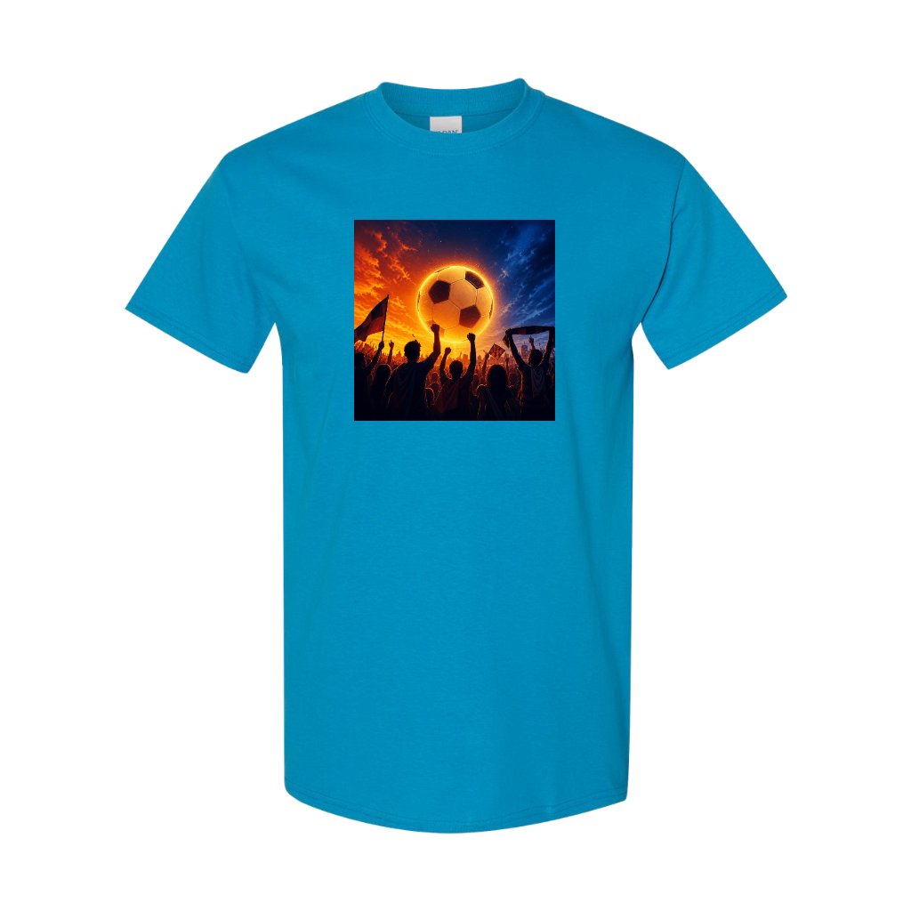 5000 Gildan Heavy Cotton T-shirt - Sapphire Front